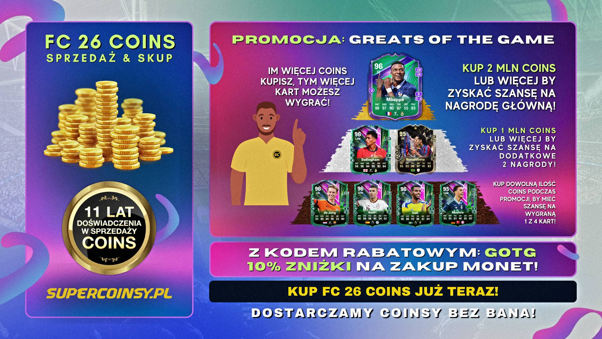 GREATS OF THE GAME Promocja
